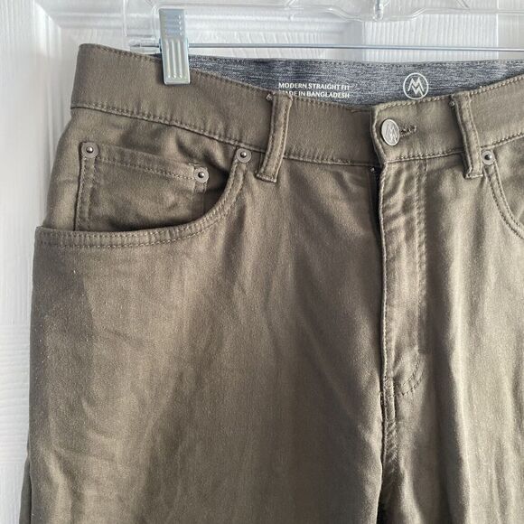 Cloudveil Wayfarer Green Trail Pants Men's size 32x32 Modern Straight Fit Gorp - Picture 2 of 7